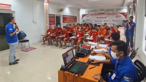 Warga Binaan Rutan Kelas I Labuhan Deli Ikuti Pelatihan Moralitas