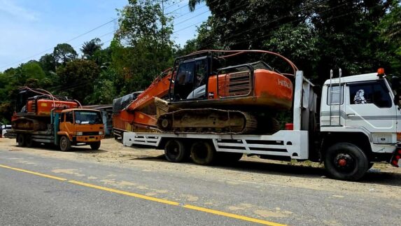 Diduga untuk Aktivitas PETI, Dua Alat Berat Diamankan Polda Sumut