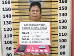 Satresnarkoba Polres Tebingtinggi Bekuk Pengedar Sabu di Kampung Kurnia