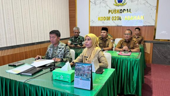 Sekda Kota Tanjungbalai Bersama Dandim 0208/AS Ikuti Rakor Terkait Pembangunan Gerai KDMP