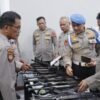 Cegah Pelanggaran, Div Propam Polri Periksa Senpi Personil Polres Tanjungbalai