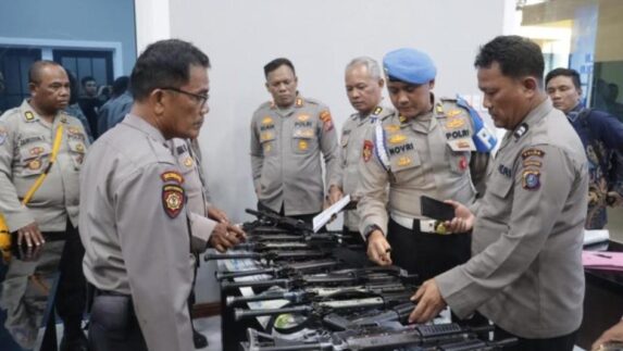 Cegah Pelanggaran, Div Propam Polri Periksa Senpi Personil Polres Tanjungbalai