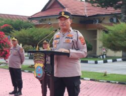 Kapolres Toba Pimpin Apel Siaga May Day, 95 Personel Terlatih Diterjunkan