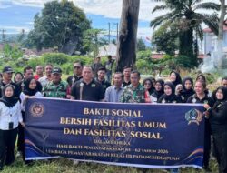 Lapas Padangsidimpuan Bersihkan TPU dalam Rangka Peringatan HBP 2026