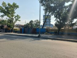 PT AJP Bangun Pos Satpam Diduga Tanpa PBG