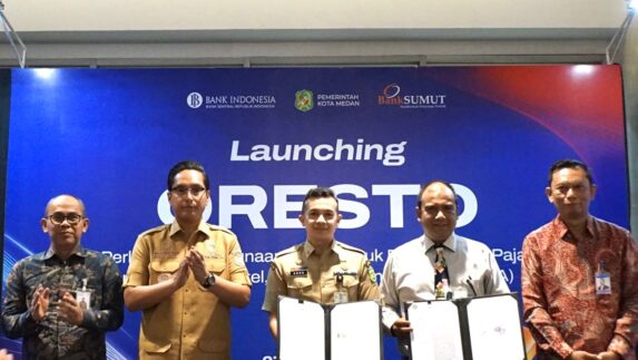 Pertama di Indonesia, Bank Sumut-Pemko Medan Luncurkan QRESTO