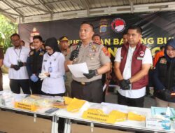 Polres Batu Bara Ungkap dan Musnahkan 1.210,07 Gram Narkotika