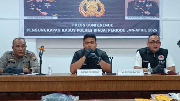 Polres Binjai Ungkap Puluhan Kasus Narkoba dan Kejahatan Jalanan
