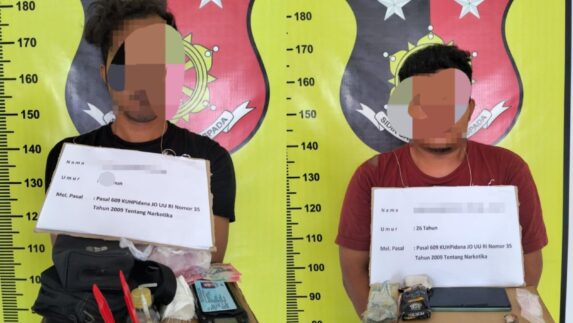 Polsek Padang Bolak Ungkap Peredaran Sabu di Portibi, Dua Pria Ditangkap