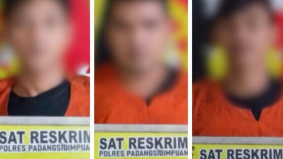 Satreskrim Polres Padangsidimpuan Bekuk Tiga Pelaku Curanmor