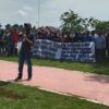 Minta Penyelesaian Sengketa Lahan, Ratusan Karyawan PTPN Geruduk Kantor Bupati Aceh Utara