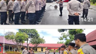 Pimpin Apel Gabungan Sat Binmas, Kapolres Binjai Tekankan Peran Aktif Bhabinkamtibmas