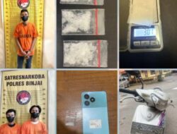 Polres Binjai Tangkap 1 Pengedar dan 2 Pengguna Narkoba