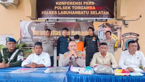 Polres Labusel Ungkap Kasus Menantu Aniaya Mertua di Torgamba
