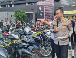 Polrestabes Medan Gerebek Sejumlah Gudang Penyimpanan Kendaraan Curian di Tembung
