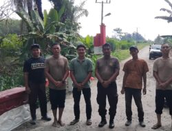 Polsek Dolok Masihul Rampungkan Revitalisasi Jembatan Penghubung Dua Desa