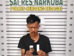 Satres Narkoba Polres Sergai Amankan Pemuda Atas Kepemilikan Sabu