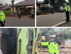 Truk Tangki Hantam Kantor Desa dan Rumah Warga di Batang Toru, Sopir Tewas