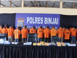 Polres Binjai Komit Perangi Narkoba, Amankan Puluhan Tersangka
