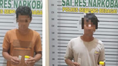Polres Sergai Ringkus Dua Pria Terkait Kepemilikan Sabu di Sei Rampah