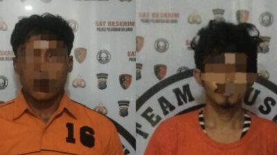 Ancam Sopir Truk, Dua Pelaku Curas Dibekuk Polres Pelabuhan Belawan