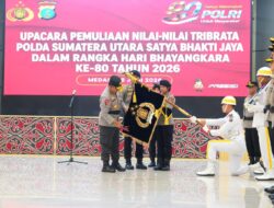 Kapolda Sumut Pimpin Upacara Pemuliaan Nilai-nilai Tribrata