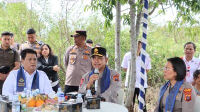 Kapolda Sumut Tinjau Sentra Bawang Putih di Samosir
