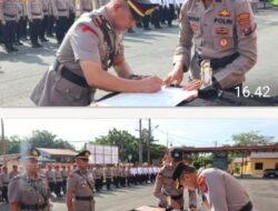 Kapolresta Deli Serdang Pimpin Sertijab Kasat Reskrim dan Dua Kapolsek