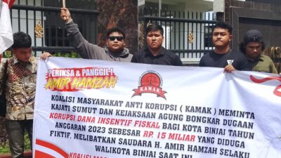 Geruduk Kantor Kejati Sumut, KAMAK Desak Usut Dugaan Korupsi MBG