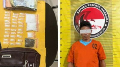 Pengedar Narkoba di Padangsidimpuan Dibekuk, Polisi Sita Puluhan Paket Sabu dan Ganja