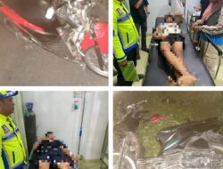 Pengendara Motor di Sergai Tubrukan, 4 Orang Terluka