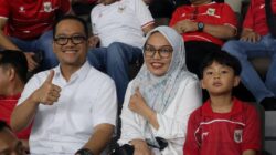 Plh Walikota Tanjungbalai Nonton Pertandingan Timnas Indonesia vs Myanmar