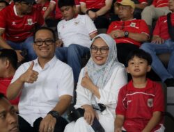 Plh Walikota Tanjungbalai Nonton Pertandingan Timnas Indonesia vs Myanmar