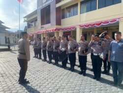 Polres Tanjungbalai Periksa Kedisiplinan dan Kesiapan Personel
