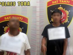 Satnarkoba Polres Toba Tangkap 2 Bandar di Balige, Sabu 96,57 Gram Disita