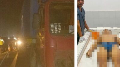 Tabrak Truk Parkir di Jalinsum Sei Rampah, Remaja Pengendara Motor Tewas