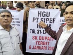 Warga Simalungun Gugat SK Penetapan Plasma PT ESI