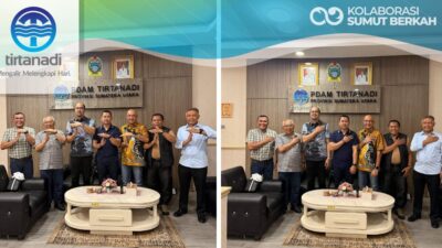 Dirut Perumda Tirtanadi Terima Kunker Jajaran Direksi dan Dewan Pengawas