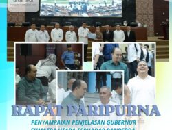 Dirut Tirtanadi Hadiri Sidang Paripurna Penjelasan Gubernur Tentang Pelaksanaan APBD Sumut TA 2025