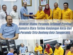 Dirut Tirtanadi Terima Kunker Jajaran Perumda Tirta Benteng