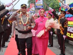 Pisah Sambut Kapolres Binjai Diwarnai Tarian Melayu dan Tradisi Kepolisian