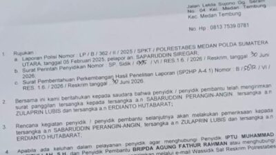 Ketua SPSI Tembung Tak Tersentuh Hukum, Jadi Tersangka Penganiayaan Bebas Gentayangan