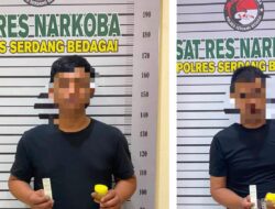 Sat Res Narkoba Polres Sergai Tangkap Warga Deli Serdang dan Medan di Perbaungan