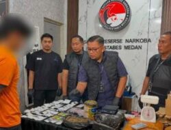 Manfaatkan Jasa Ekspedisi, Bandar Narkoba Lintas Provinsi Digulung Polrestabes Medan