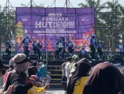 Polresta Ikuti Fun Walk Peringatan Hari Jadi Deli Serdang dan HUT APKASI