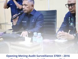 Tirtanadi Laksanakan Audit Surveillance Resertifikasi SMAP ISO 37001:2016