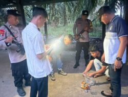 Polres Labusel Gerebek Dugaan Sarang Narkoba Di Afdeling C Desa Aek Raso